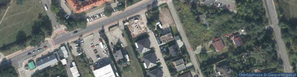 Zdjęcie satelitarne Roślinna ul.