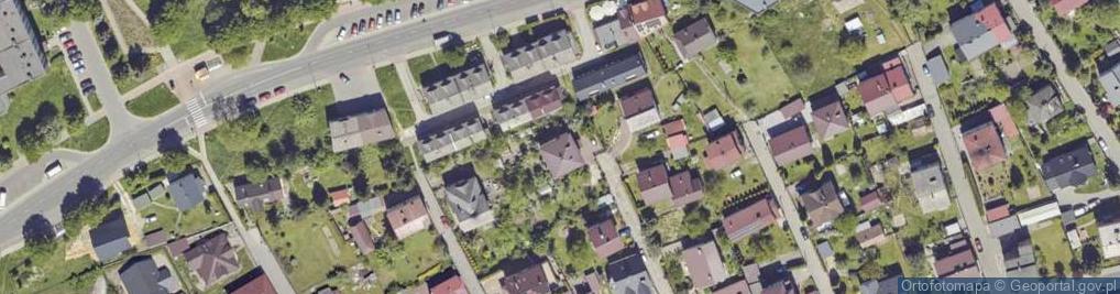Zdjęcie satelitarne Różana ul.