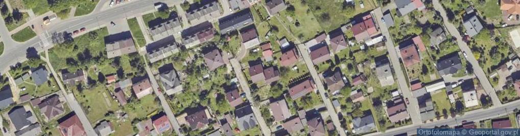 Zdjęcie satelitarne Różana ul.