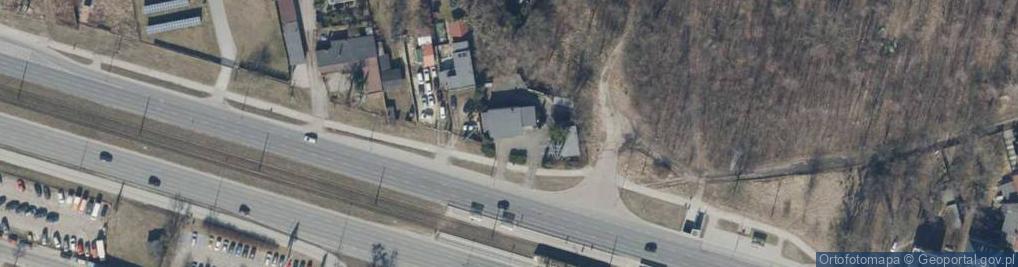Zdjęcie satelitarne Rokicińska ul.