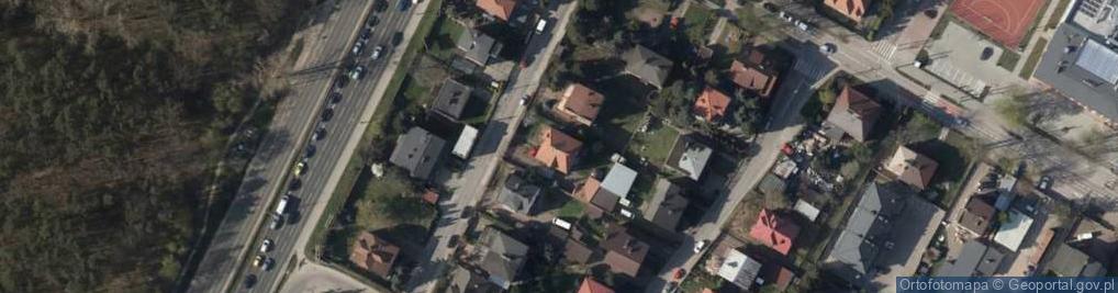 Zdjęcie satelitarne Różana ul.