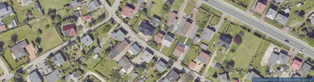 Zdjęcie satelitarne Równoległa ul.
