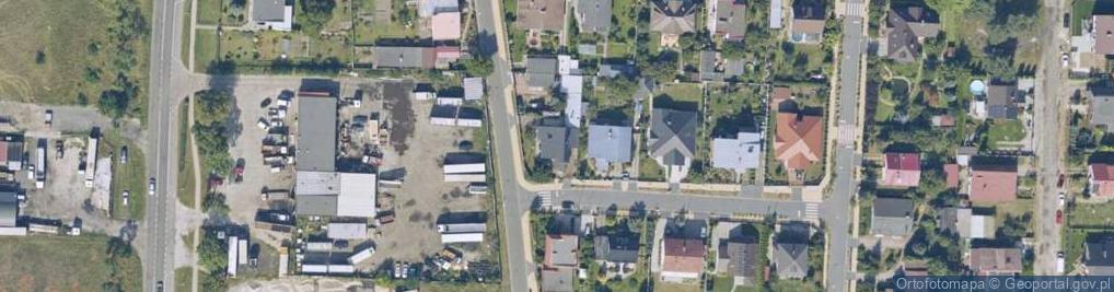 Zdjęcie satelitarne Różana ul.