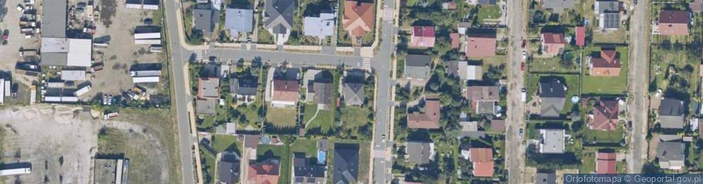 Zdjęcie satelitarne Różana ul.