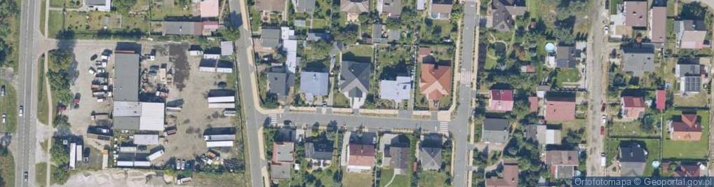 Zdjęcie satelitarne Różana ul.