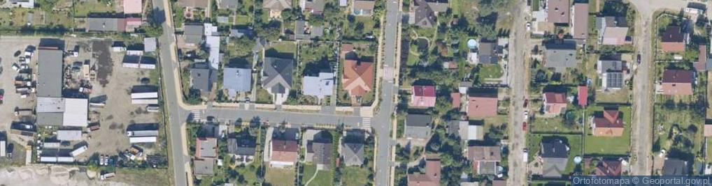 Zdjęcie satelitarne Różana ul.