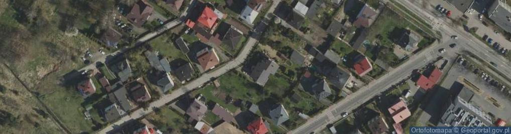 Zdjęcie satelitarne Równoległa ul.