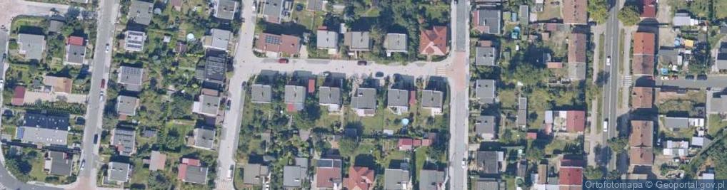 Zdjęcie satelitarne Różana ul.