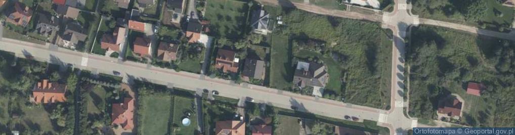 Zdjęcie satelitarne Różana ul.