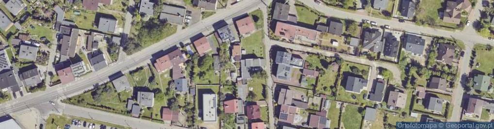 Zdjęcie satelitarne Równoległa ul.