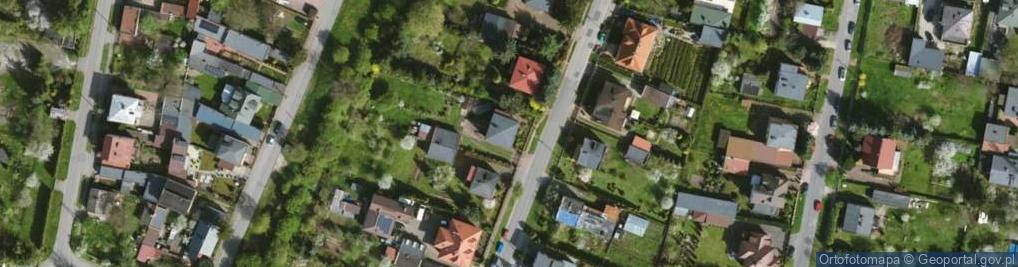 Zdjęcie satelitarne Różana ul.