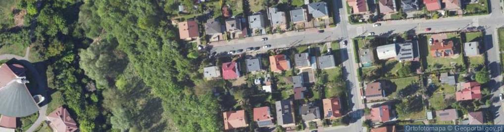 Zdjęcie satelitarne Różana ul.