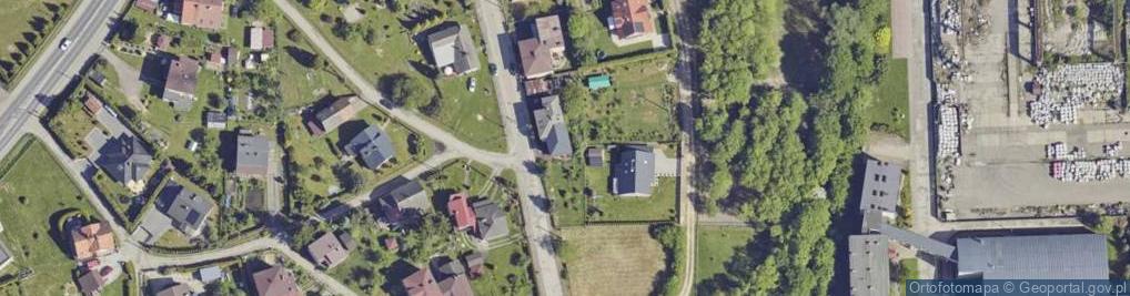 Zdjęcie satelitarne Różany Potok ul.
