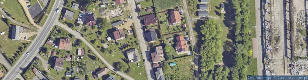 Zdjęcie satelitarne Różany Potok ul.