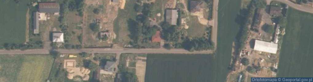 Zdjęcie satelitarne Rogów-Parcela ul.