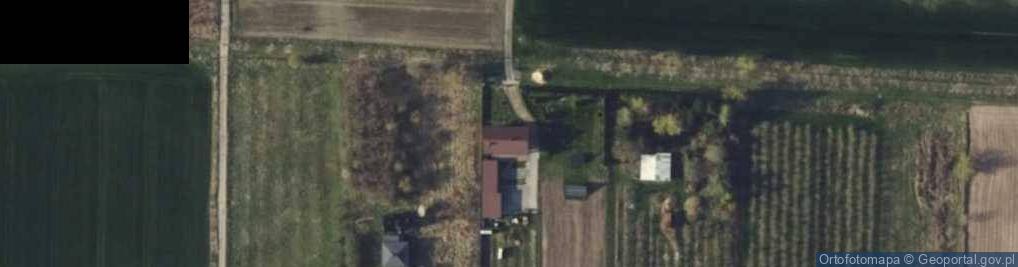 Zdjęcie satelitarne Rogów-Parcela ul.