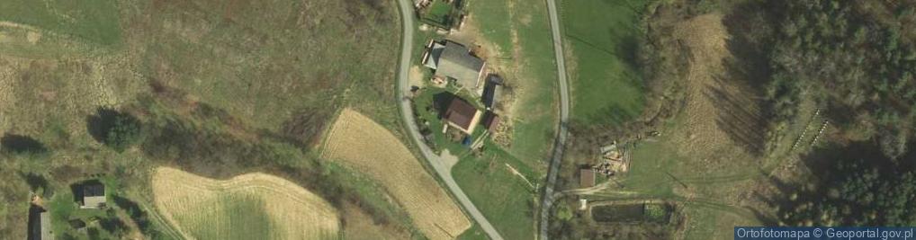 Zdjęcie satelitarne Roztoka-Brzeziny ul.