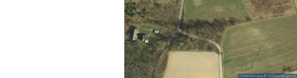 Zdjęcie satelitarne Roztoka-Brzeziny ul.