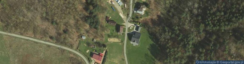 Zdjęcie satelitarne Roztoka-Brzeziny ul.
