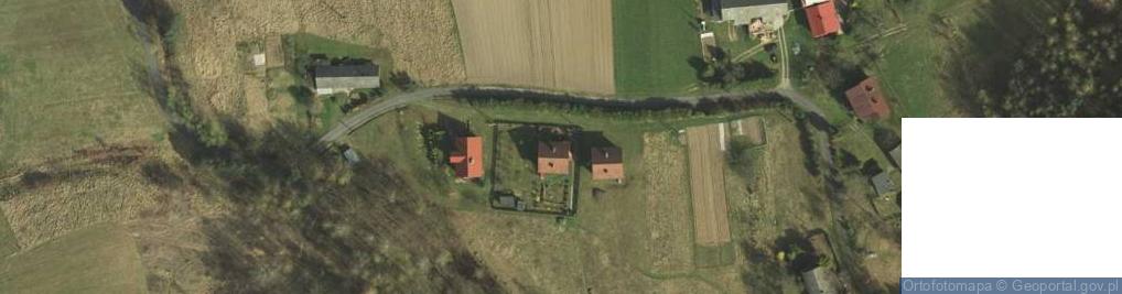 Zdjęcie satelitarne Roztoka-Brzeziny ul.
