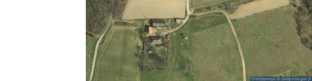 Zdjęcie satelitarne Roztoka-Brzeziny ul.