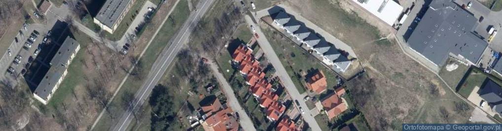 Zdjęcie satelitarne Różana ul.