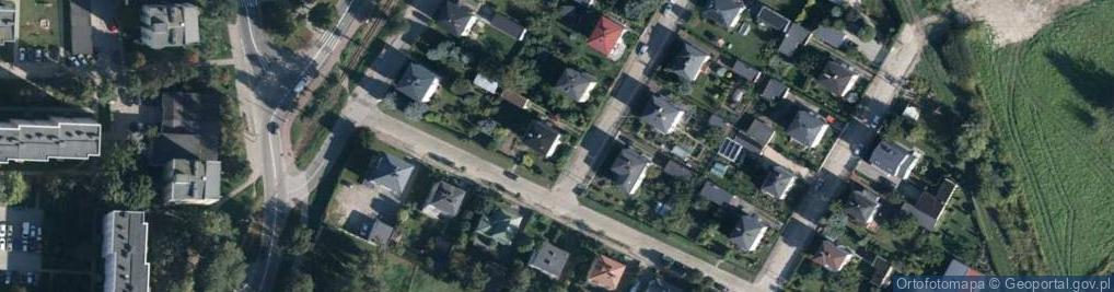 Zdjęcie satelitarne Różana ul.