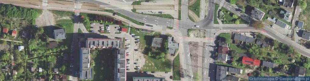 Zdjęcie satelitarne Rozjazdowa ul.