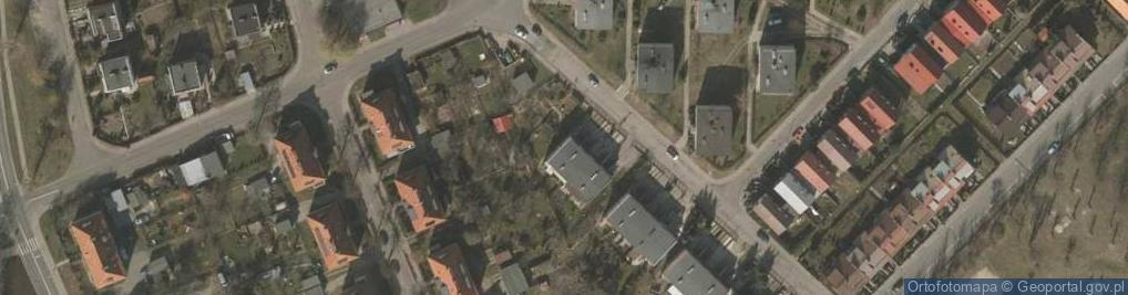 Zdjęcie satelitarne Różana ul.