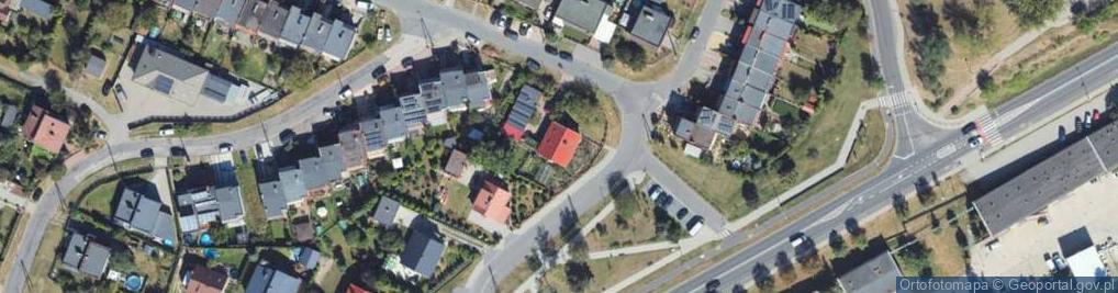 Zdjęcie satelitarne Różana ul.