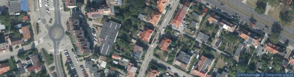 Zdjęcie satelitarne Różana ul.