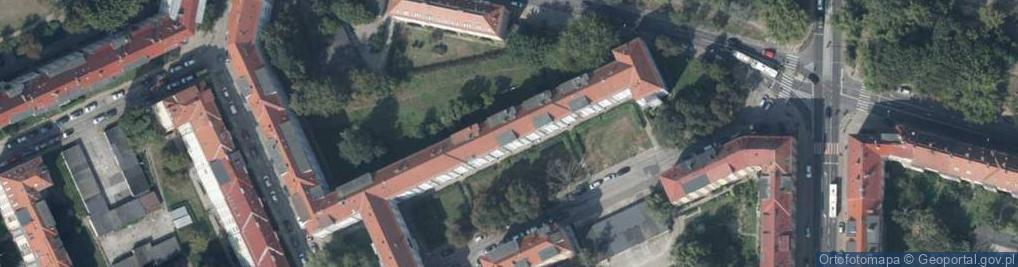 Zdjęcie satelitarne Rodziewiczówny Marii ul.