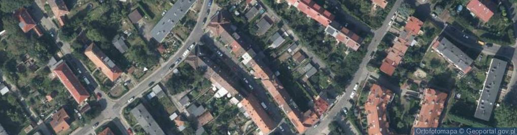 Zdjęcie satelitarne Roentgena Wilhelma ul.