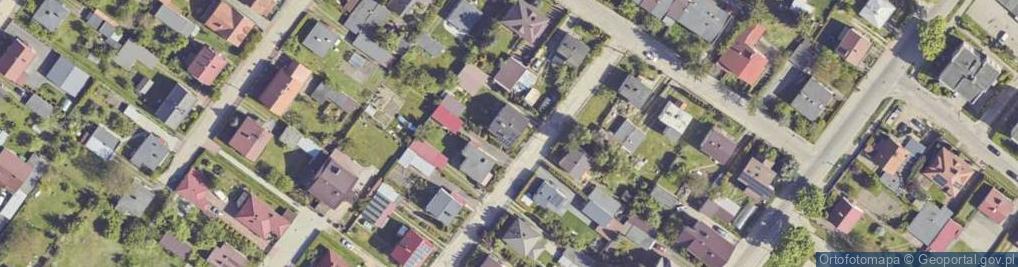 Zdjęcie satelitarne Równoległa ul.