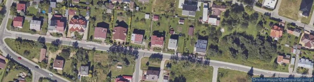 Zdjęcie satelitarne Równoległa ul.