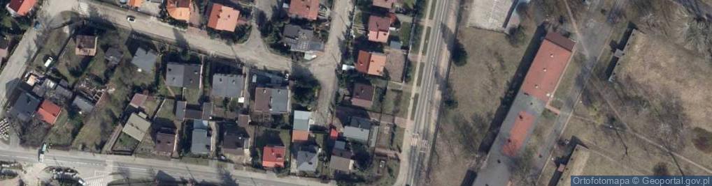 Zdjęcie satelitarne Różana ul.