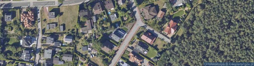 Zdjęcie satelitarne Roślinna ul.
