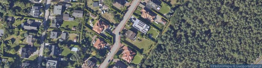 Zdjęcie satelitarne Roślinna ul.