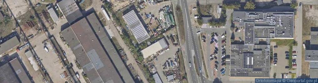 Zdjęcie satelitarne Równinna ul.