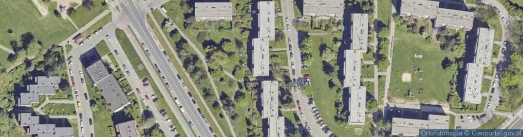 Zdjęcie satelitarne Rodzeństwa Krzyżowskich ul.