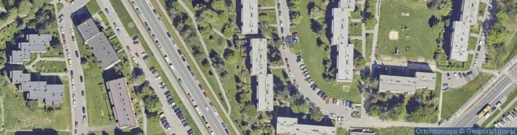 Zdjęcie satelitarne Rodzeństwa Krzyżowskich ul.