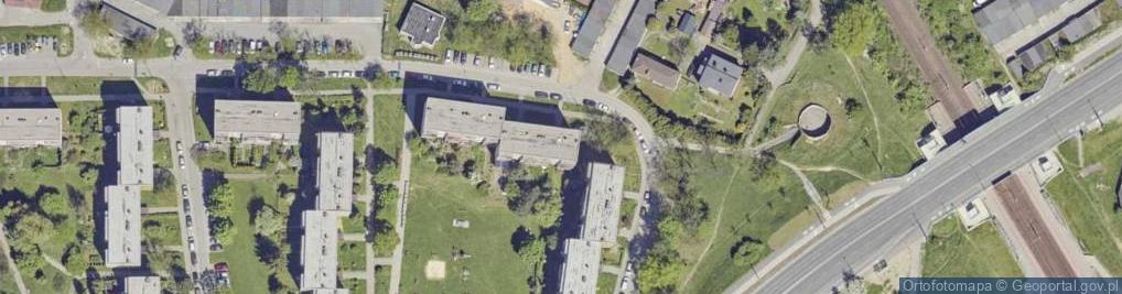 Zdjęcie satelitarne Rodzeństwa Krzyżowskich ul.