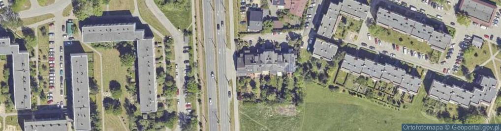 Zdjęcie satelitarne Rolna ul.
