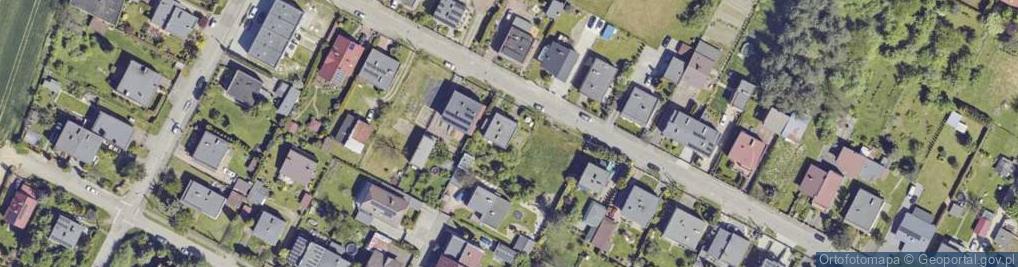 Zdjęcie satelitarne Różana ul.