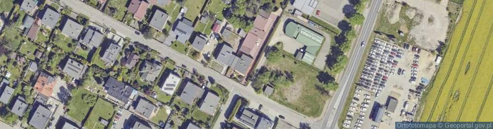 Zdjęcie satelitarne Różana ul.