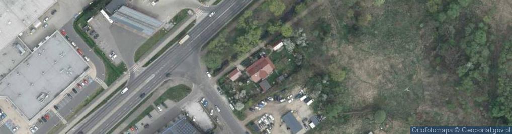 Zdjęcie satelitarne Równoległa ul.