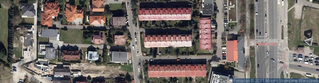 Zdjęcie satelitarne Roztoki ul.