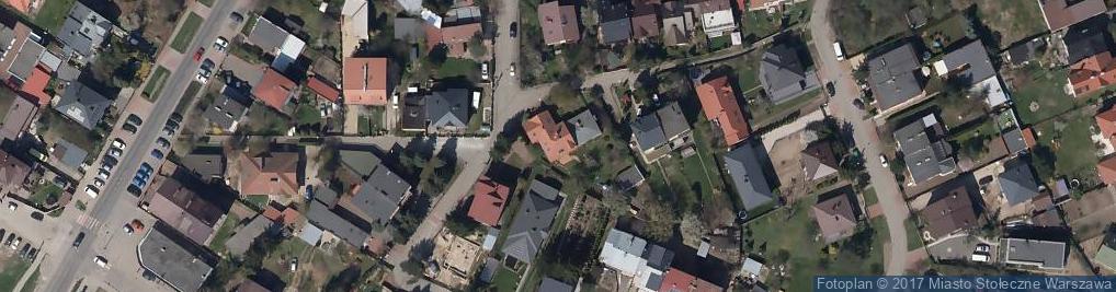 Zdjęcie satelitarne Roślinna ul.