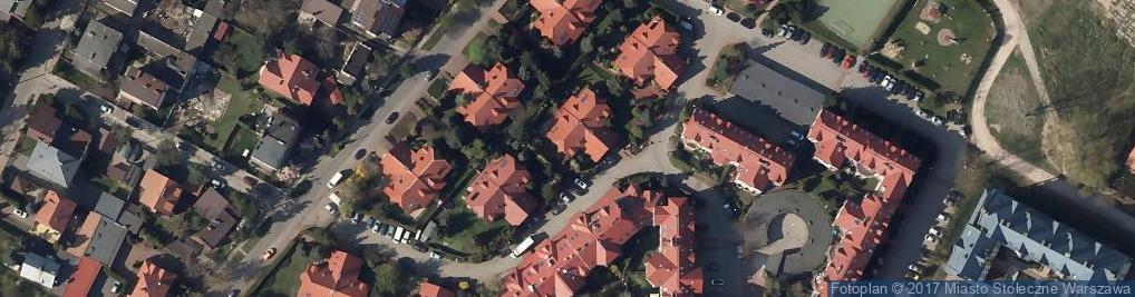 Zdjęcie satelitarne Róży Wiatrów ul.