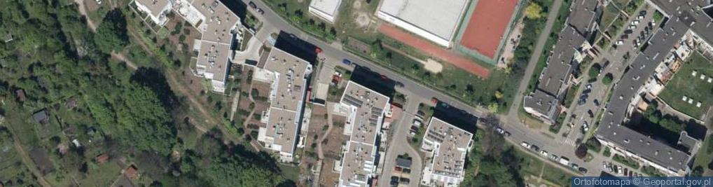 Zdjęcie satelitarne Róży Wiatrów ul.
